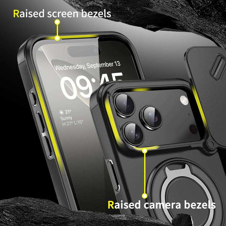 Sliding Camshield Ring Holder Phone Case