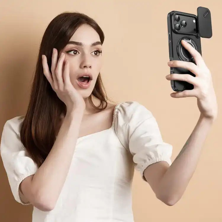 Sliding Camshield Ring Holder Phone Case