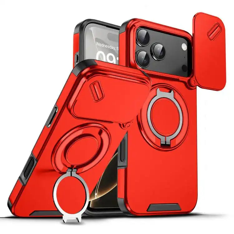 Sliding Camshield Ring Holder Phone Case