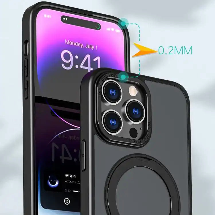 kalebol MagSafe Metal Ring Holder Phone Case