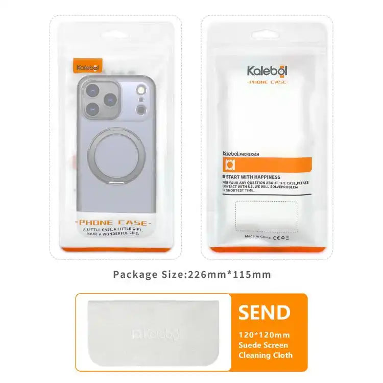kalebol MagSafe Metal Ring Holder Phone Case