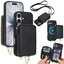 AwQuer 2 in 1 Crossbody Zipper Wallet Leather Back Phone Case MyMobile