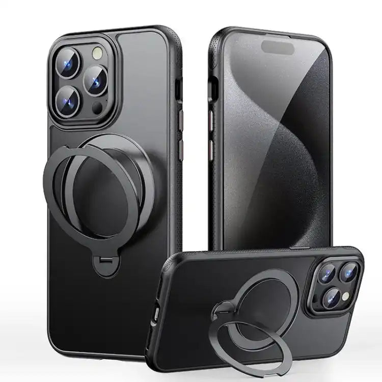 Gear-Style Stress Relief 360 Rotation Holder MagSafe Phone Case