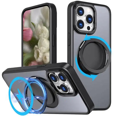 Kalebol 360-degree Rotating MagSafe Magnetic Holder Phone Case