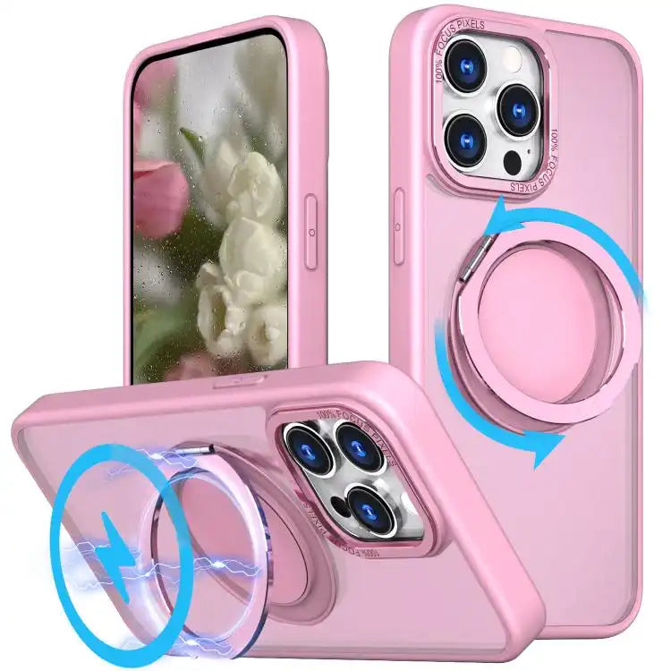 Kalebol 360-degree Rotating MagSafe Magnetic Holder Phone Case