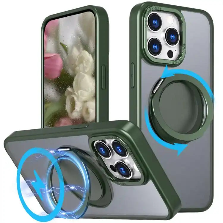 Kalebol 360-degree Rotating MagSafe Magnetic Holder Phone Case