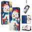 Christmas Series Buckle Leather Phone Case with Hand Strap