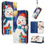 Christmas Series Buckle Leather Phone Case with Hand Strap