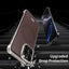 J TRIBE Metal Frameless Plain Leather MagSafe Phone Case