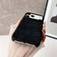 Skin Feel Sheepskin Card Slot Phone Case