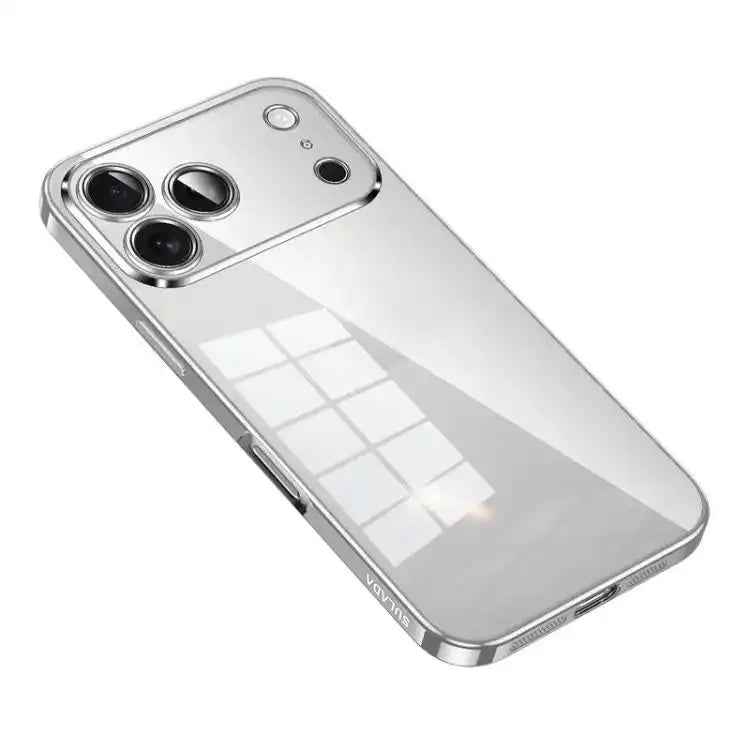 SULADA Shine Through Series Plating TPU Transparent Phone Case