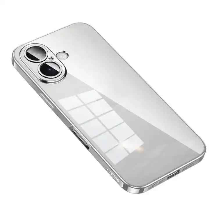 SULADA Shine Through Series Plating TPU Transparent Phone Case