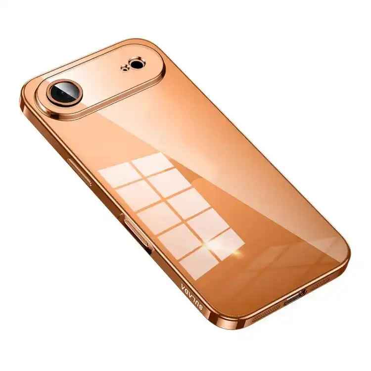 SULADA Shine Through Series Plating TPU Transparent Phone Case