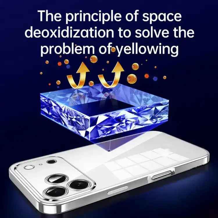 SULADA Shine Through Series Plating TPU Transparent Phone Case