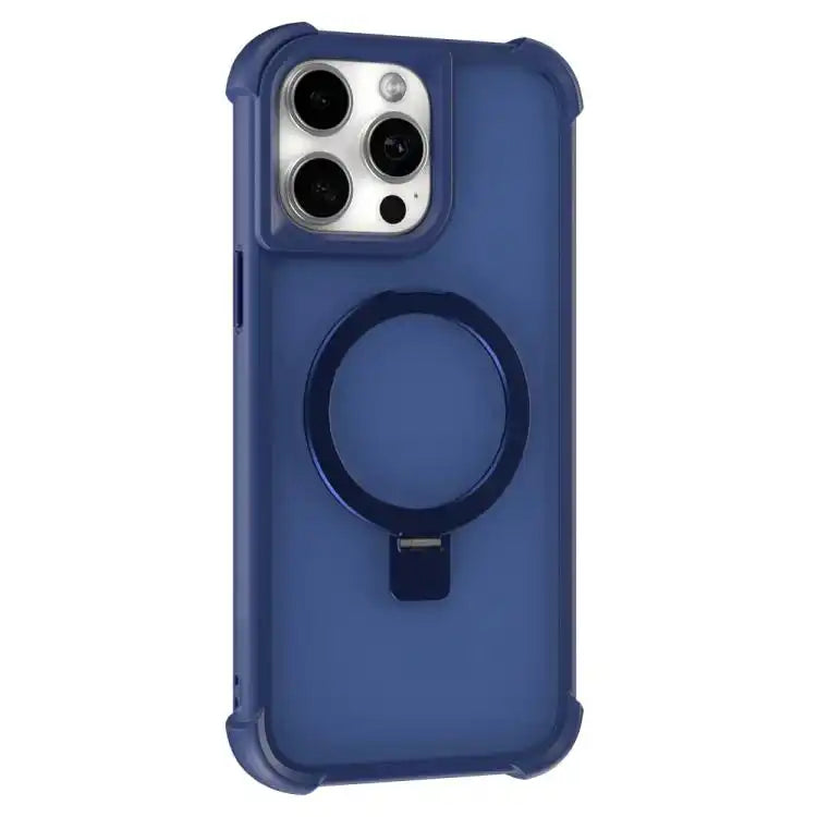 Four-corner Shockproof MagSafe Holder Phone Case
