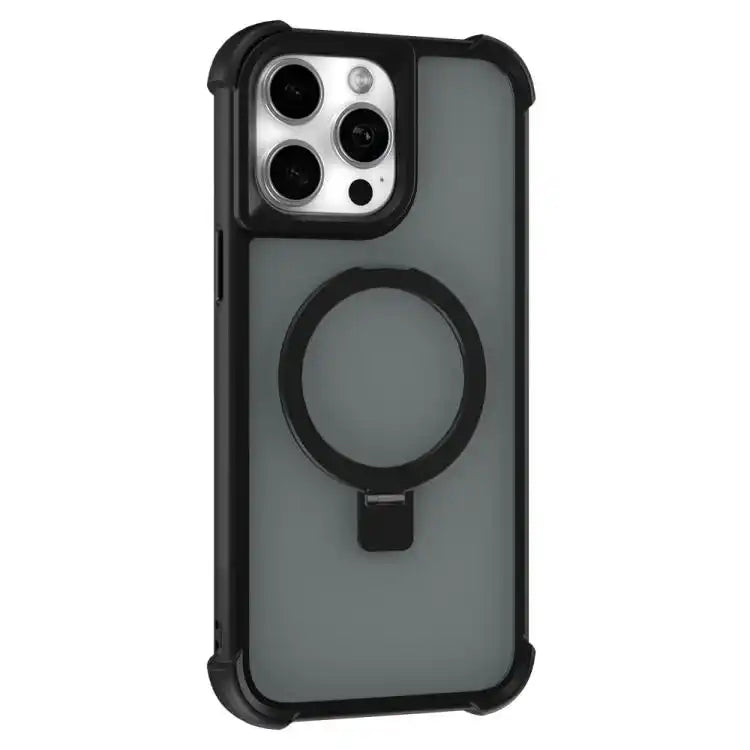 Four-corner Shockproof MagSafe Holder Phone Case