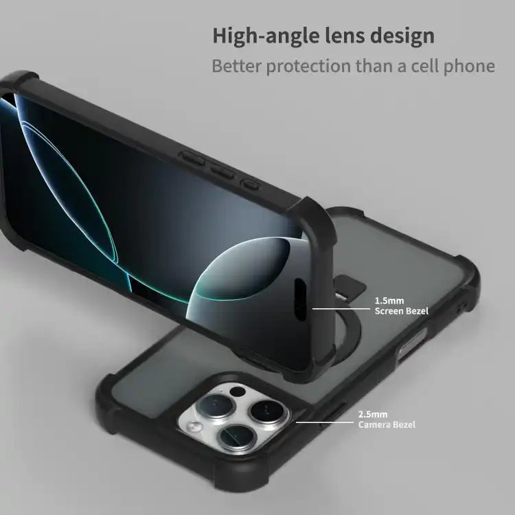 Four-corner Shockproof MagSafe Holder Phone Case