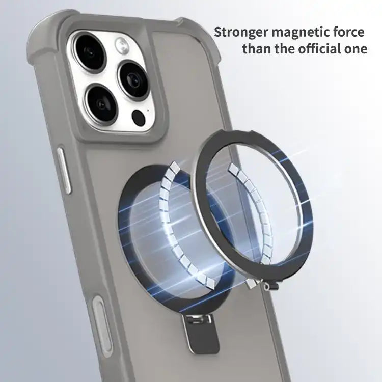 Four-corner Shockproof MagSafe Holder Phone Case