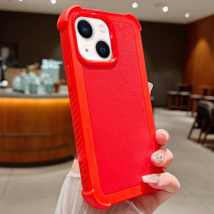 Solid Color TPU Hybrid PC Shockproof Phone Case