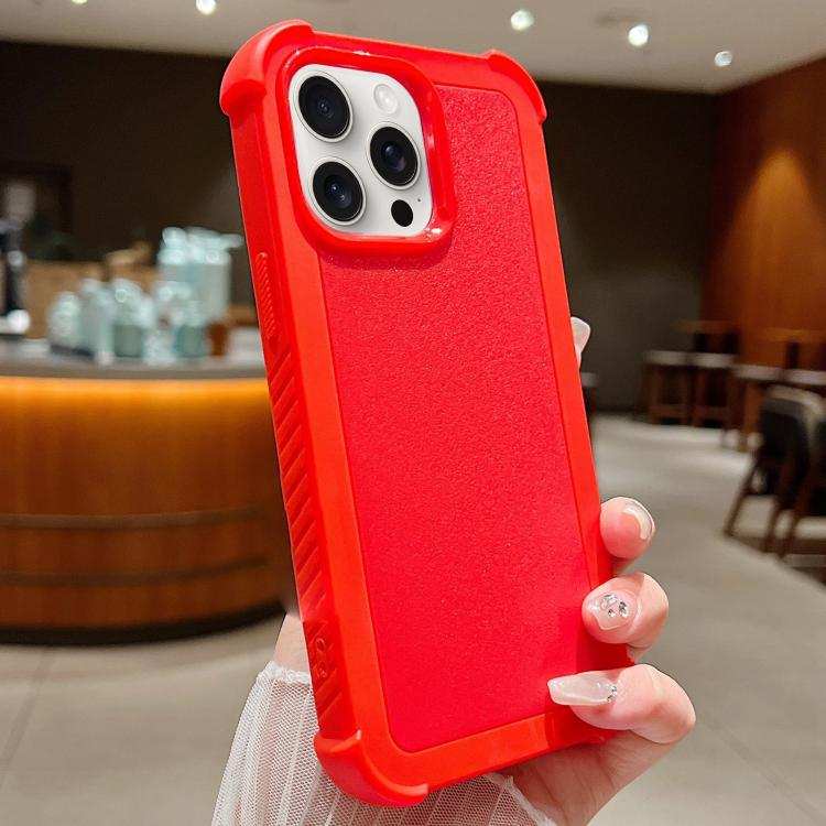 Solid Color TPU Hybrid PC Shockproof Phone Case