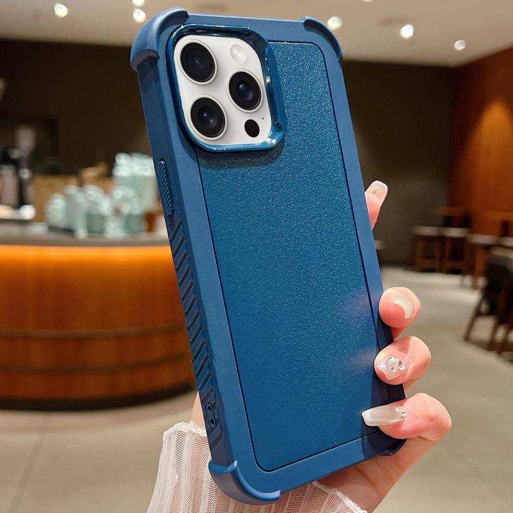 Solid Color TPU Hybrid PC Shockproof Phone Case