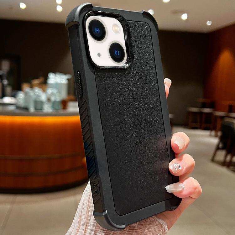 Solid Color TPU Hybrid PC Shockproof Phone Case