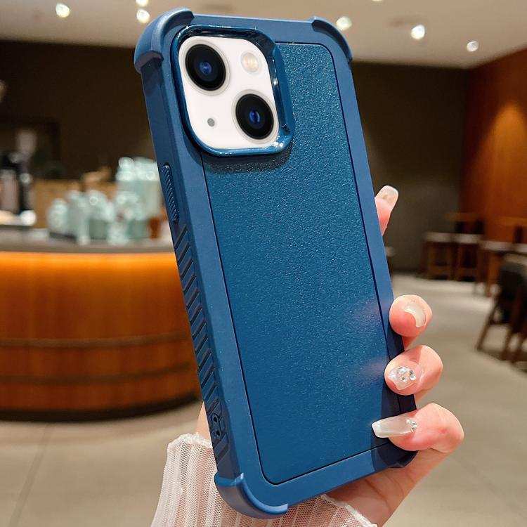 Solid Color TPU Hybrid PC Shockproof Phone Case