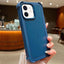 Solid Color TPU Hybrid PC Shockproof Phone Case