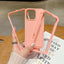 Solid Color TPU Hybrid PC Shockproof Phone Case