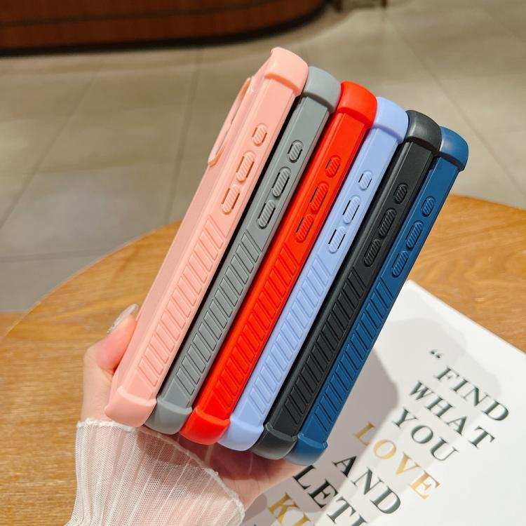 Solid Color TPU Hybrid PC Shockproof Phone Case