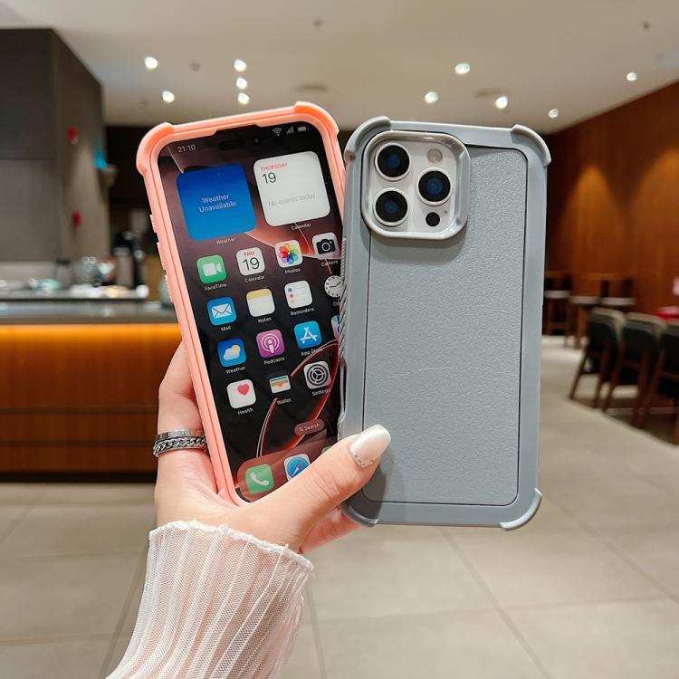 Solid Color TPU Hybrid PC Shockproof Phone Case