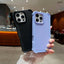 Solid Color TPU Hybrid PC Shockproof Phone Case