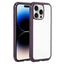 Solid Color Edge Transparency Acrylic TPU Phone Case