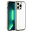 Solid Color Edge Transparency Acrylic TPU Phone Case