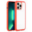 Solid Color Edge Transparency Acrylic TPU Phone Case