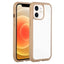 Solid Color Edge Transparency Acrylic TPU Phone Case