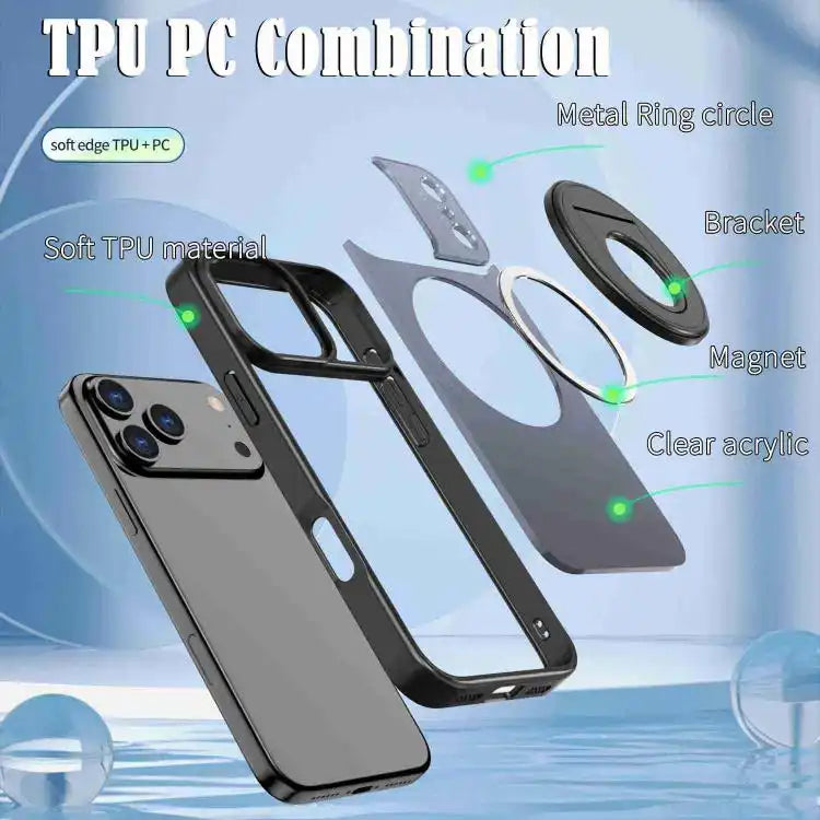 Rotating Ring Magnetic Holder Phone Case