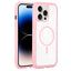 Solid Color Edge Transparency MagSafe Magnetic Phone Case