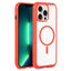 Solid Color Edge Transparency MagSafe Magnetic Phone Case