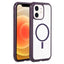 Solid Color Edge Transparency MagSafe Magnetic Phone Case