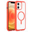 Solid Color Edge Transparency MagSafe Magnetic Phone Case