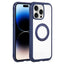 Solid Color Edge Transparency Rotation Holder MagSafe Phone Case
