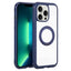 Solid Color Edge Transparency Rotation Holder MagSafe Phone Case