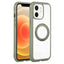 Solid Color Edge Transparency Rotation Holder MagSafe Phone Case
