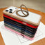 Solid Color Edge Transparency Rotation Holder MagSafe Phone Case