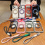 Solid Color Edge Transparency Rotation Holder MagSafe Phone Case with Wrist Strap
