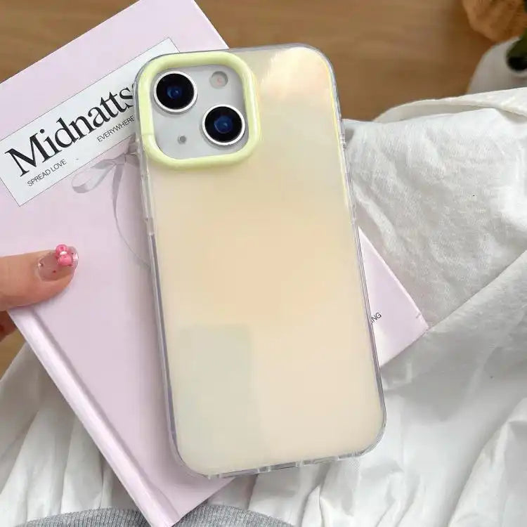 Large Camera Frame Vibrant Jelly Color TPU + IMD Phone Case