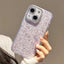 Glitter Foil Diamond-encrusted Camera Frame TPU + IMD Phone Case