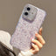 Glitter Foil Diamond-encrusted Camera Frame TPU + IMD Phone Case