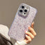 Glitter Foil Diamond-encrusted Camera Frame TPU + IMD Phone Case